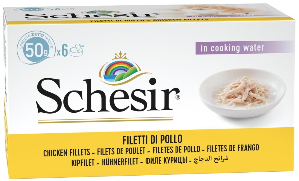 Schesir Pouch Tavuklu Yaş Kedi Konservesi (6 Al 5 Öde) 50 GR | SRC: Barcode: 8005852753045